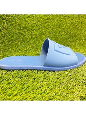 Diane Von Furstenberg Kellan Womens Size 7 Blue Beach Outdoor Slide Sandals